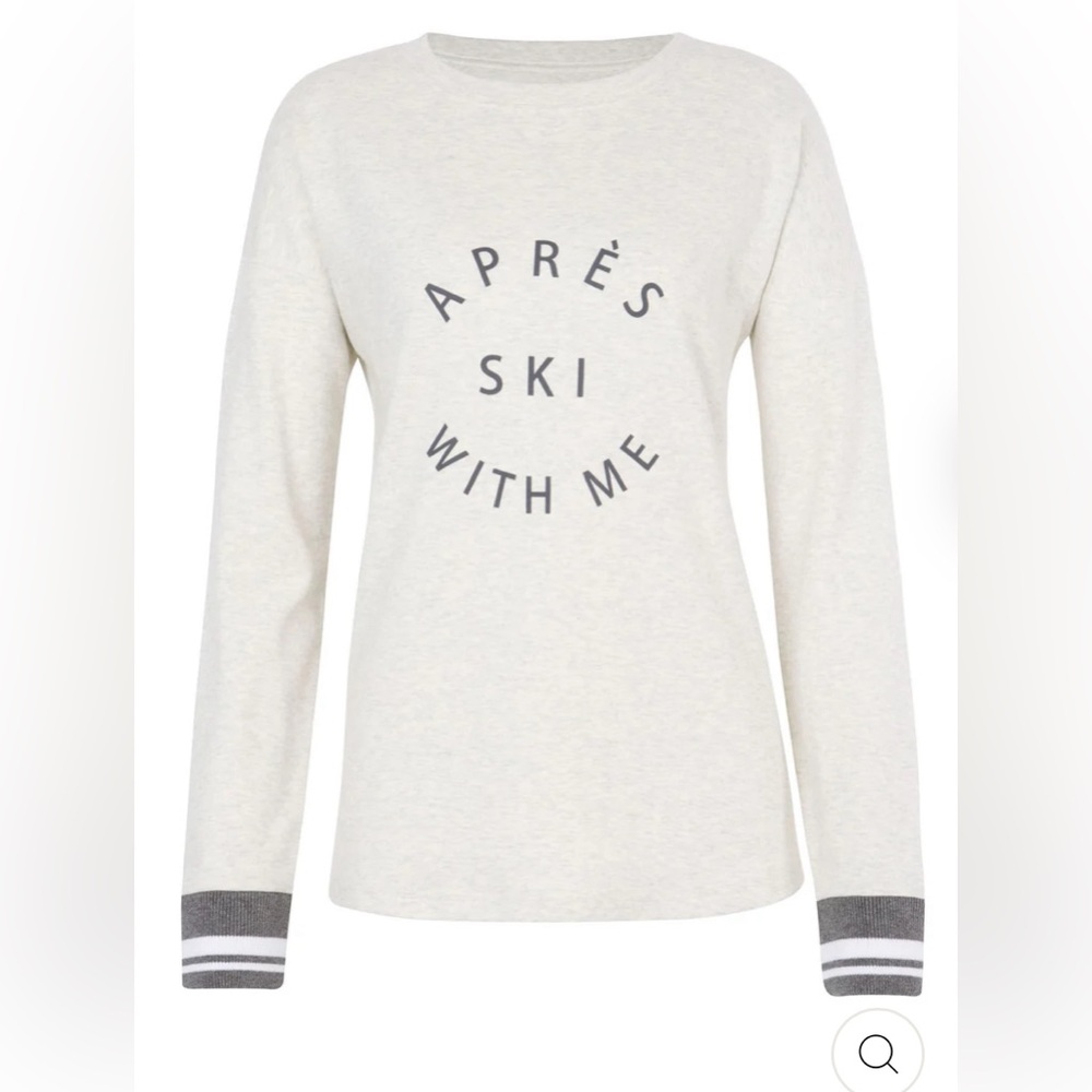 Fera Après Striped Cuffed Top